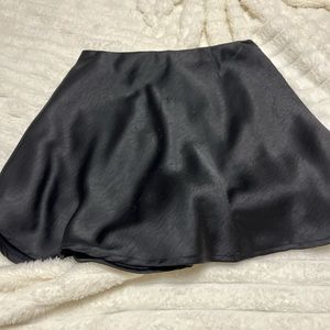 mustard seed never worn black mini skirt